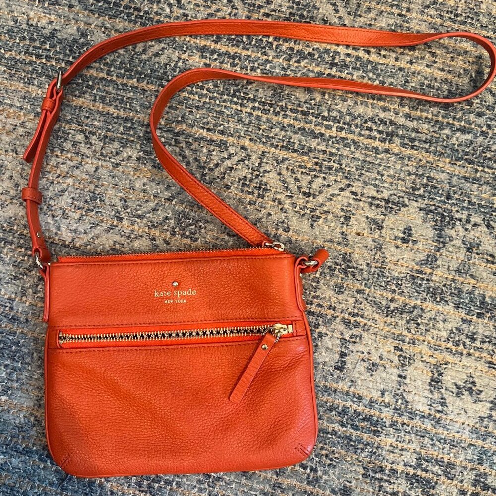 Kate Spade Orange Crossbody Bag